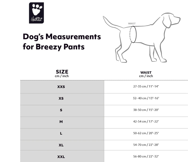 HURTTA Breezy pants (Läufigkeits-Höschen für Hündinnen)